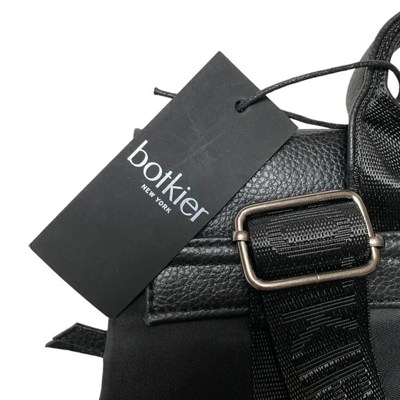 Botkier New York Mini Trigger Backpack Black Nylon NWT Convertible Designer Bag - Picture 15 of 16